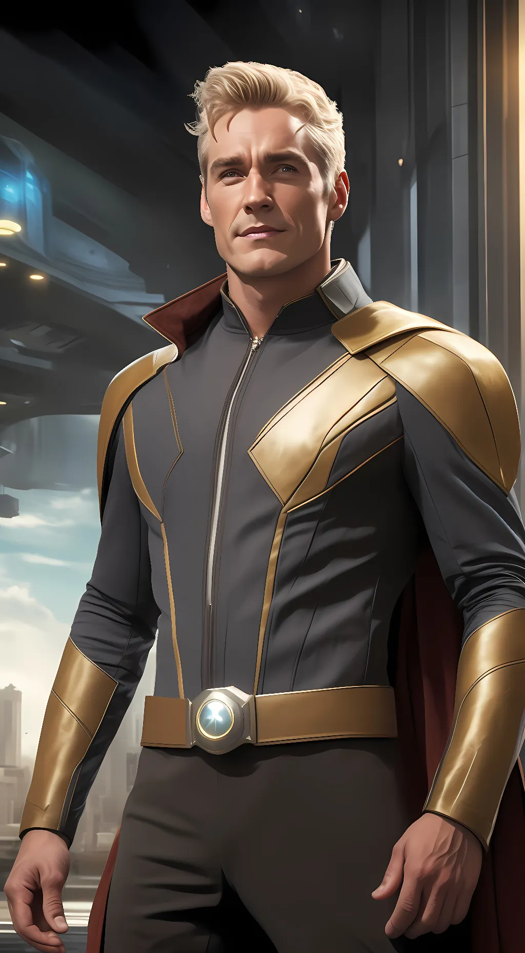 ai character: Jay Garrick background