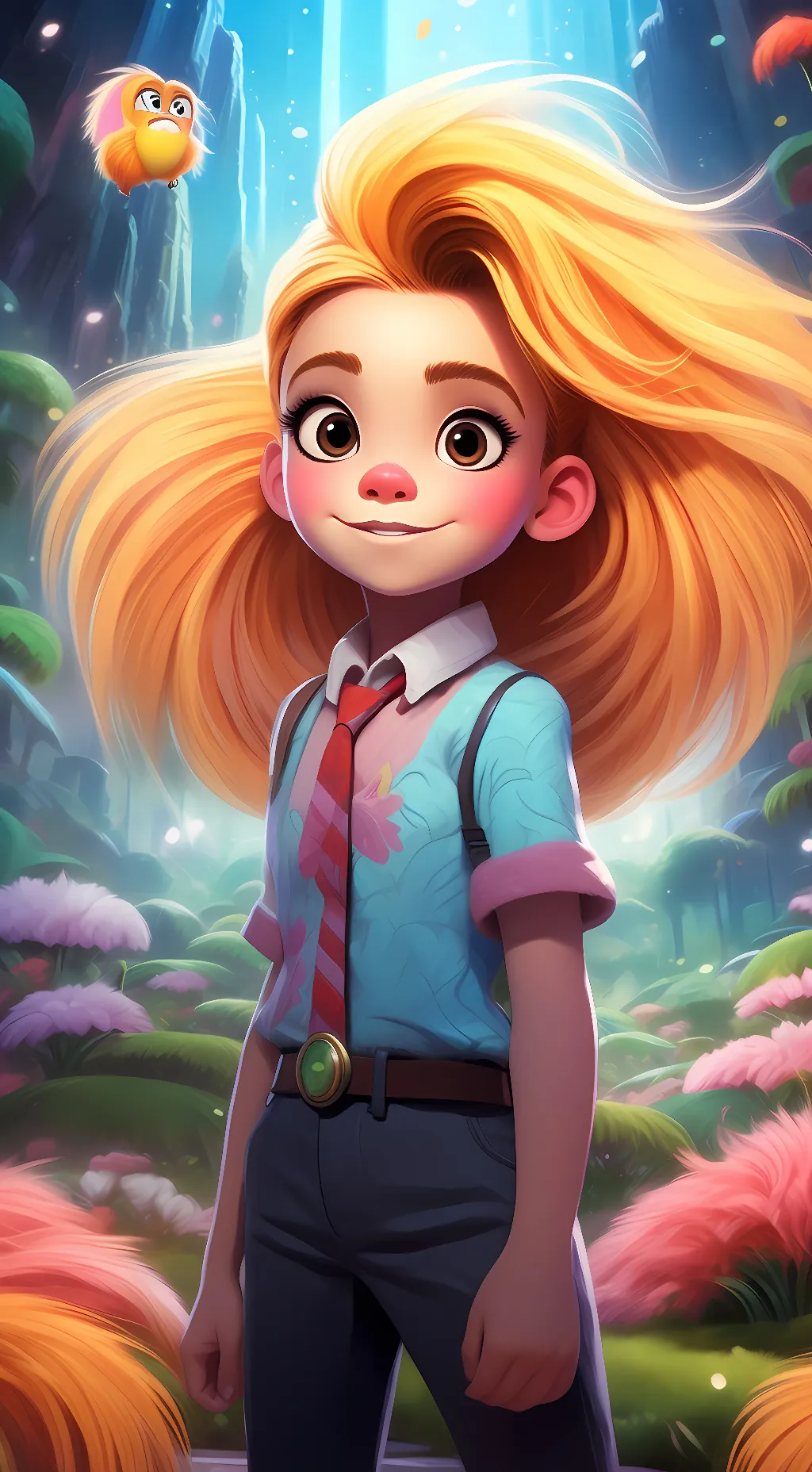 ai character: jojo-lorax  background
