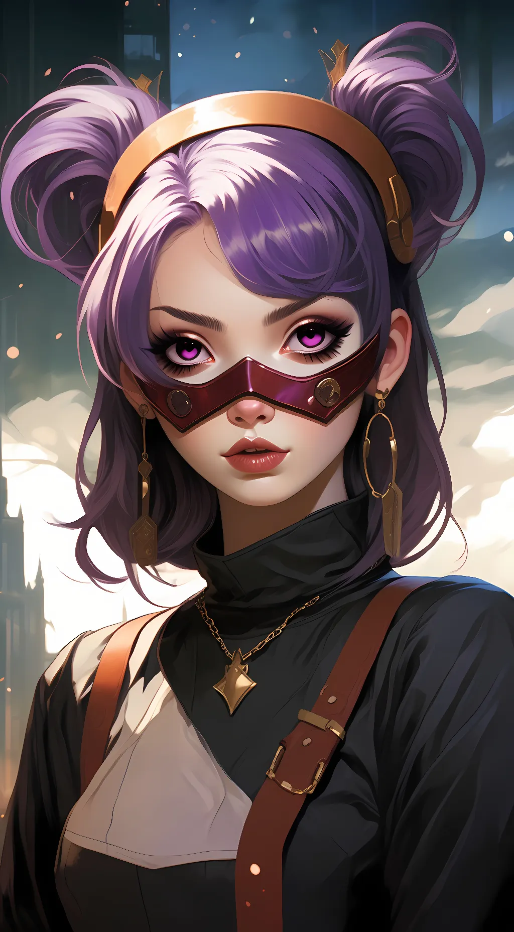 ai character: midnight  background
