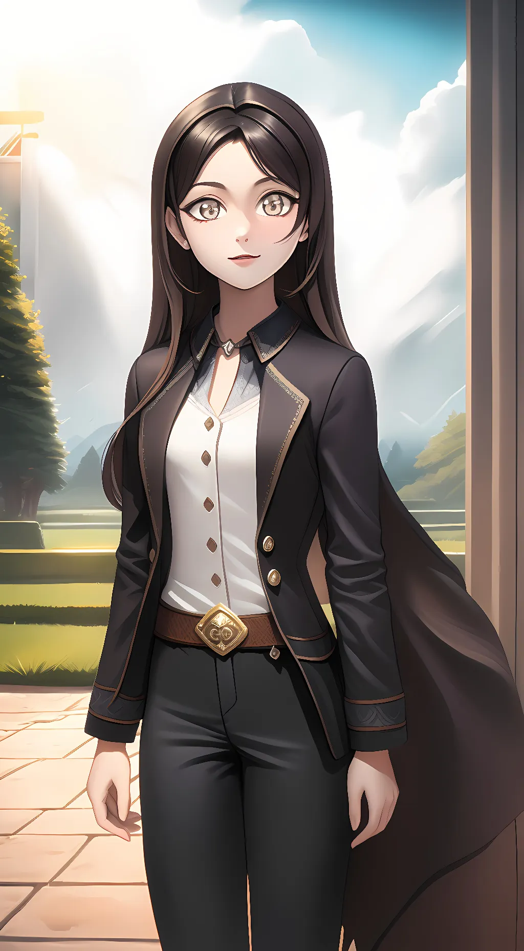 ai character: Melody background