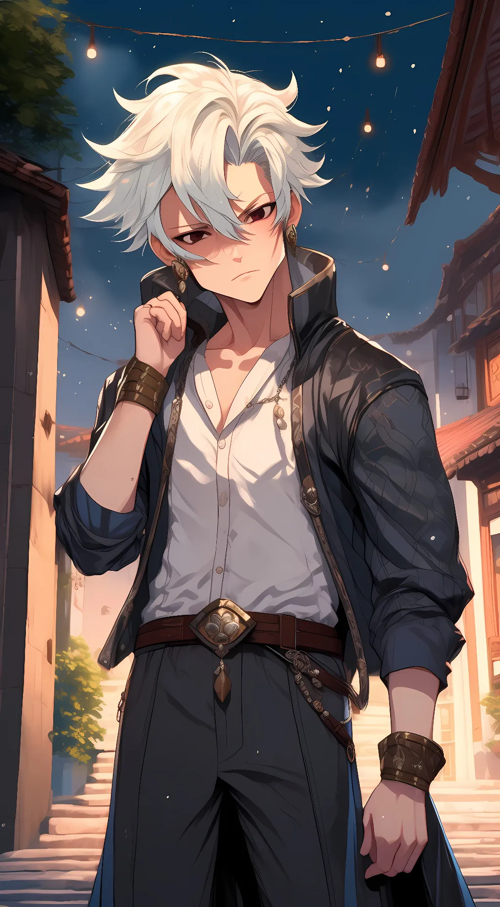 ai character: Sanemi Shinazagawa background