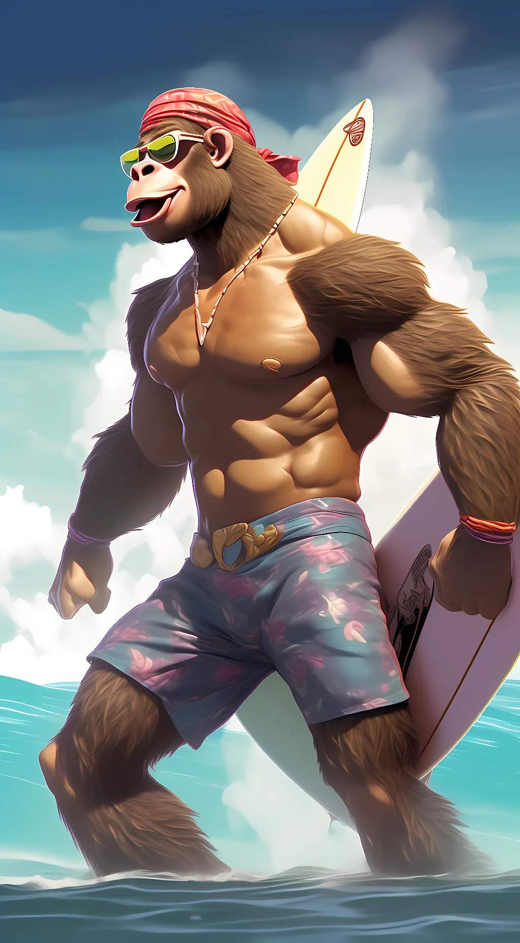 ai character: Funky kong background