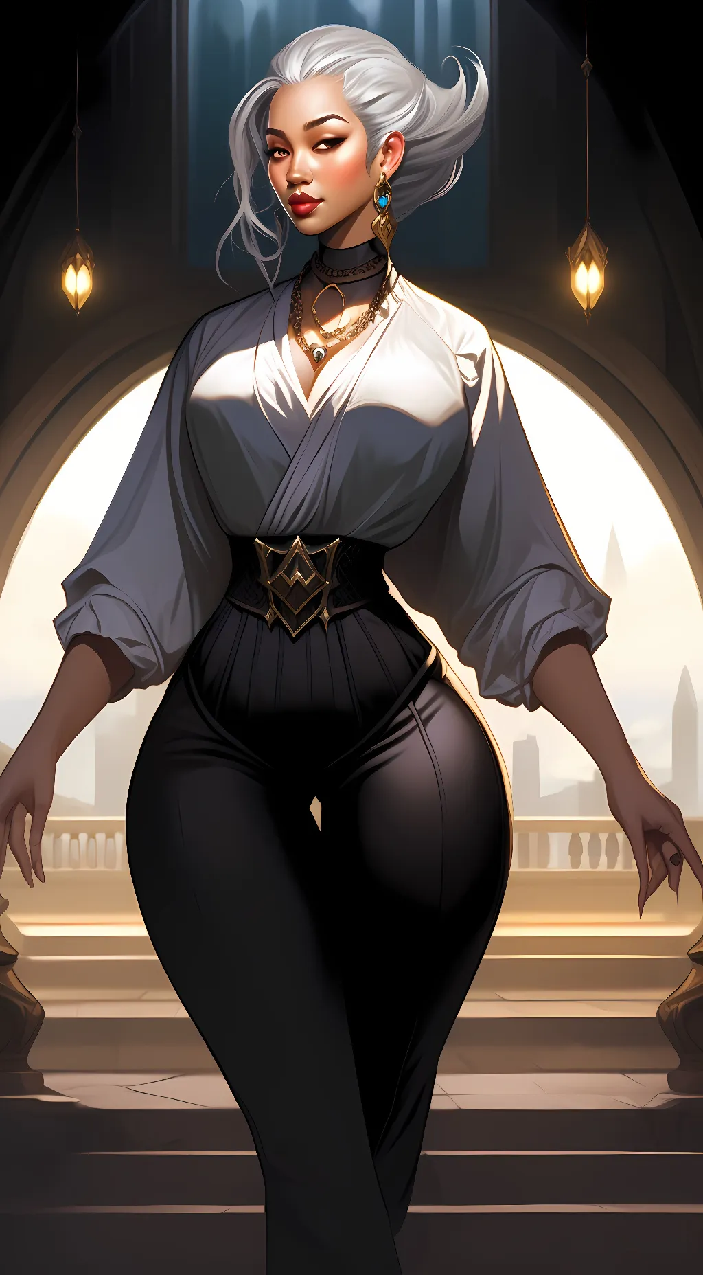 ai character: Emilia Brighton background