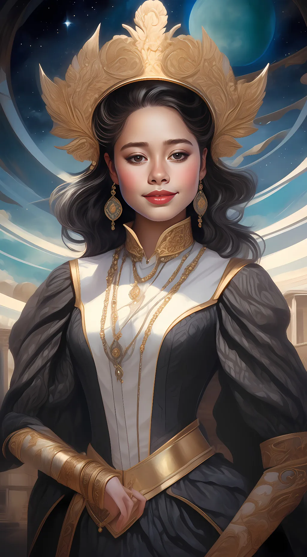 ai character: omorasi school background