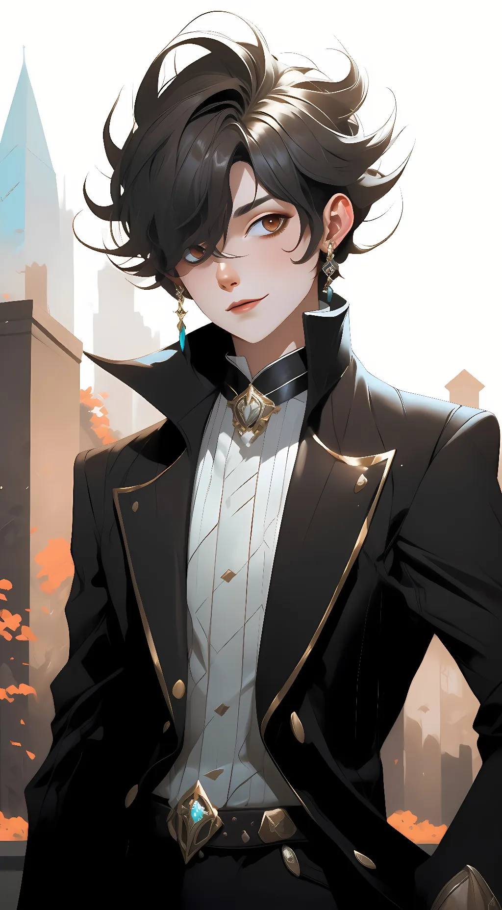 ai character: Aster background