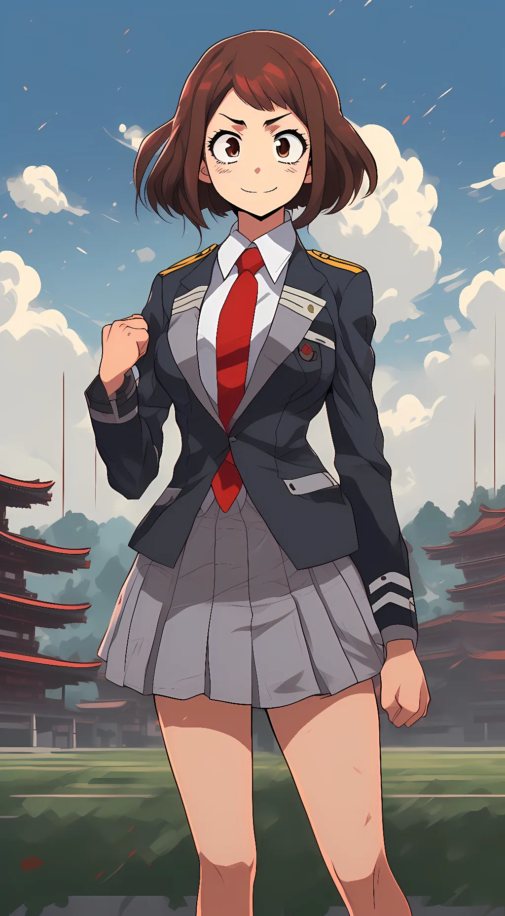 ai character: Uraraka background