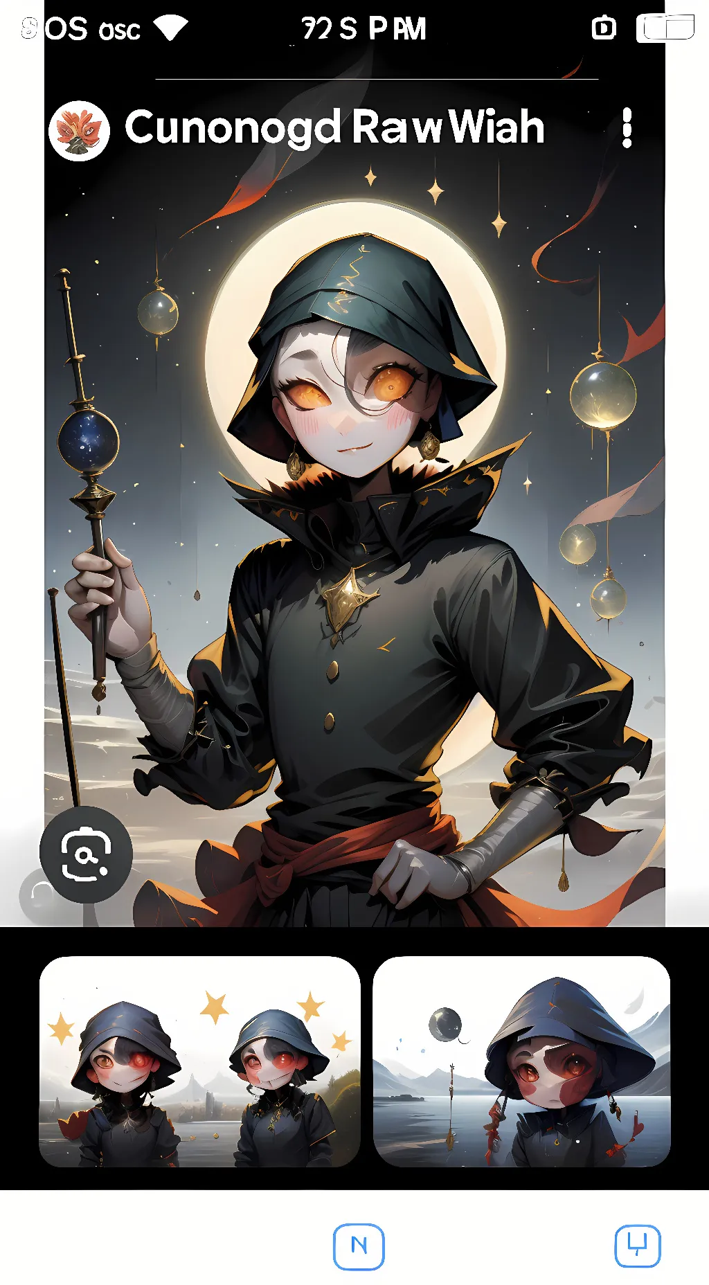 ai character: Moondrop background