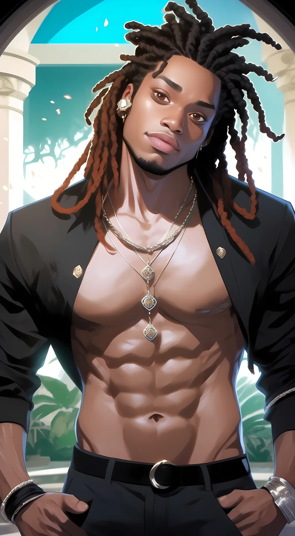 ai character: Aiden prime  background