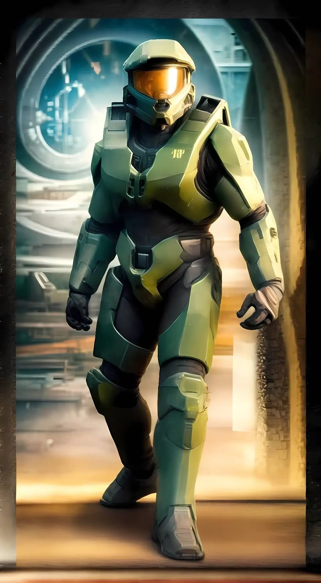 ai character: master chief background