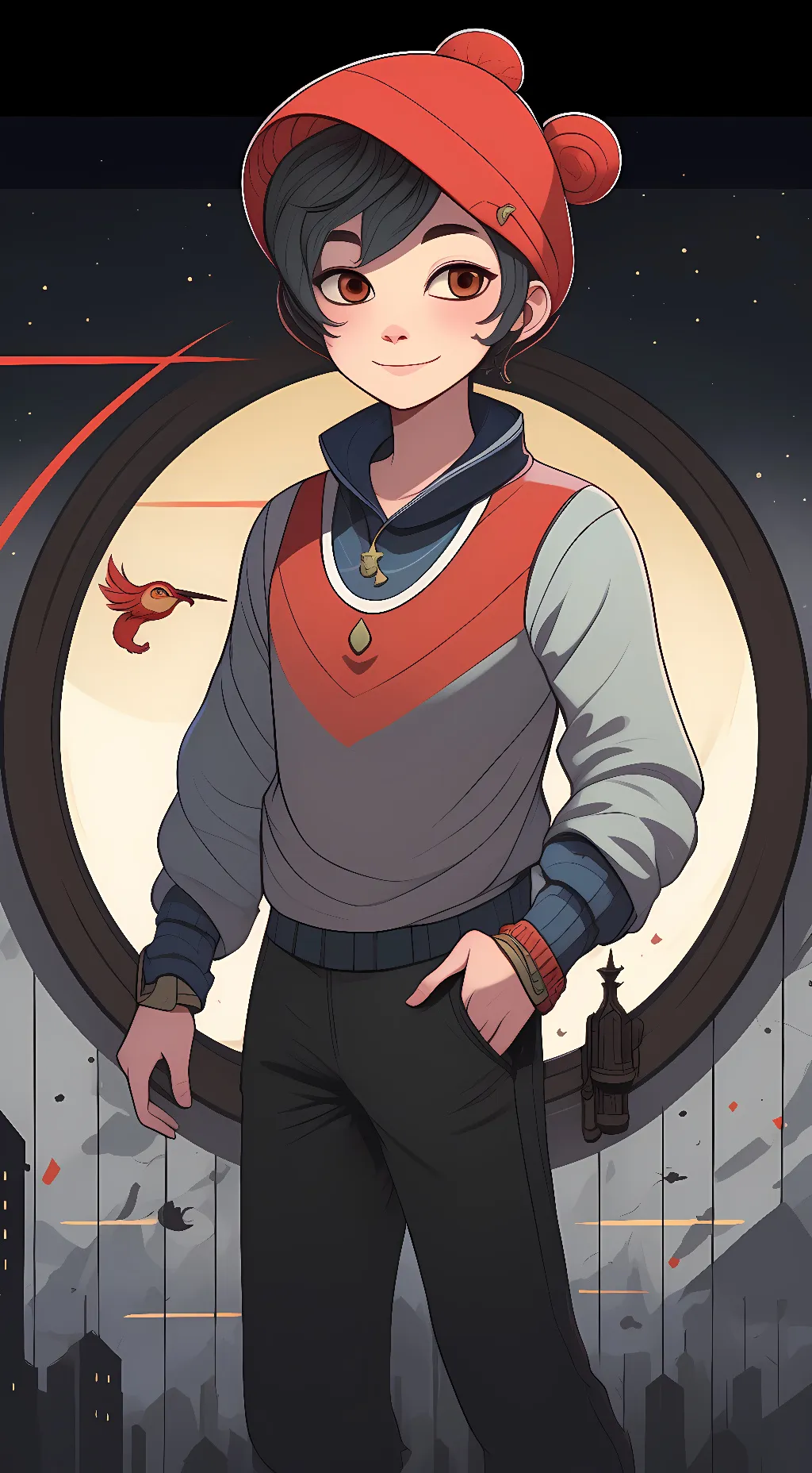 ai character: Prince Philip  background