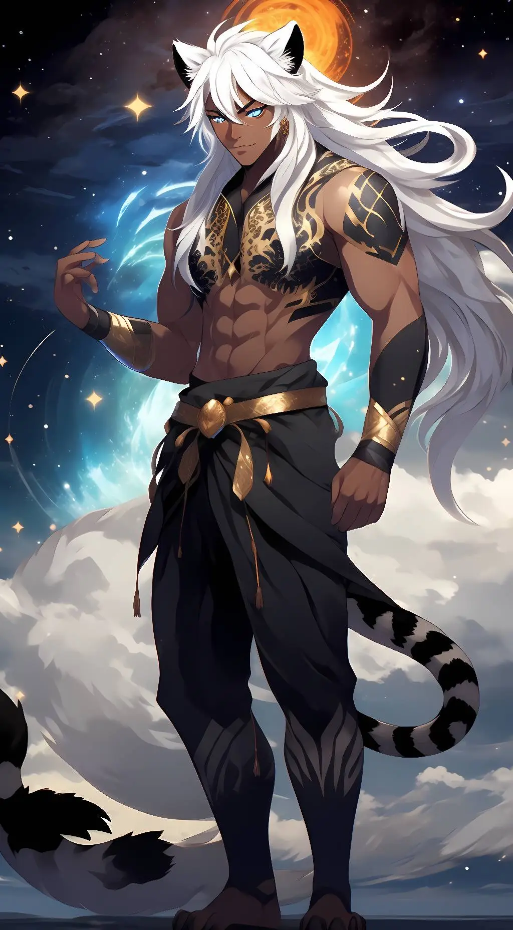 ai character: Rajah background