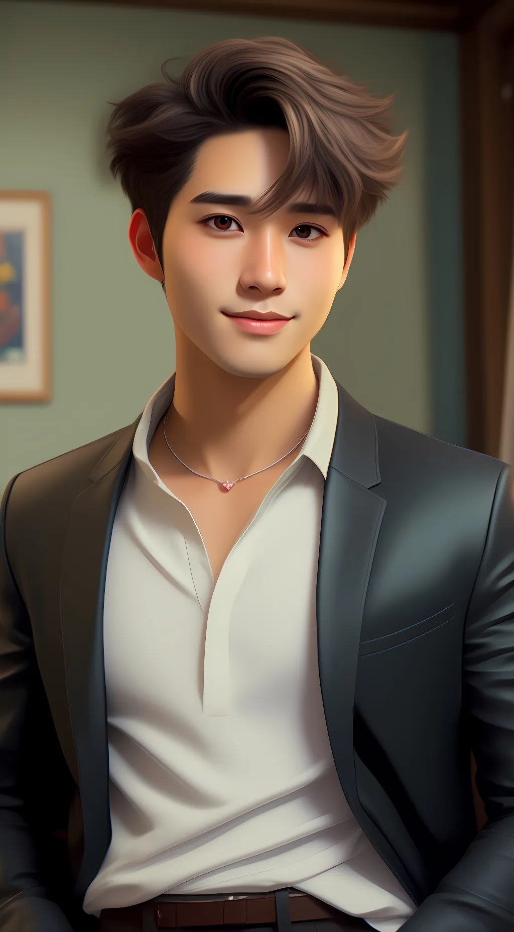 ai character: Mark background