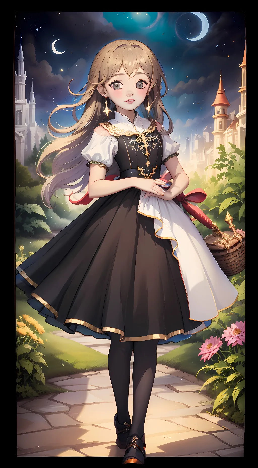 ai character: Sylish background