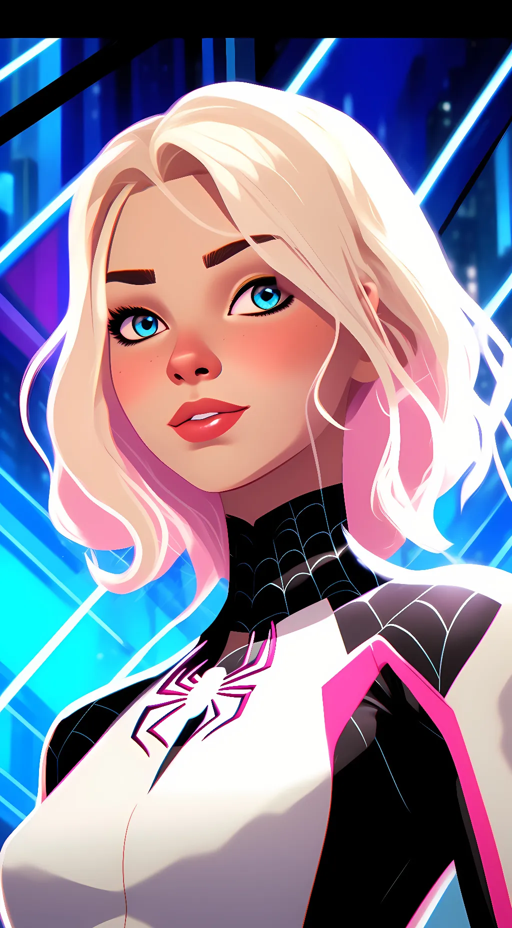 ai character: Spider-Gwen background