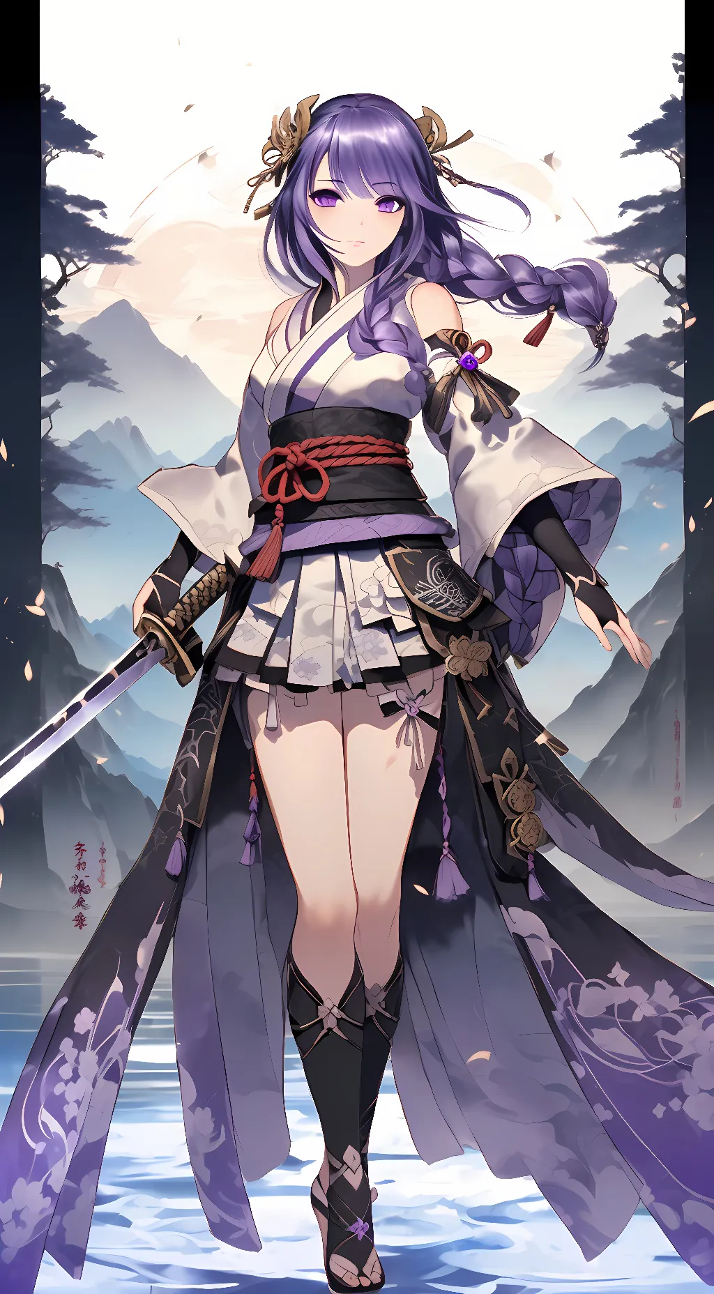 ai character: Raiden Shogun(gens background