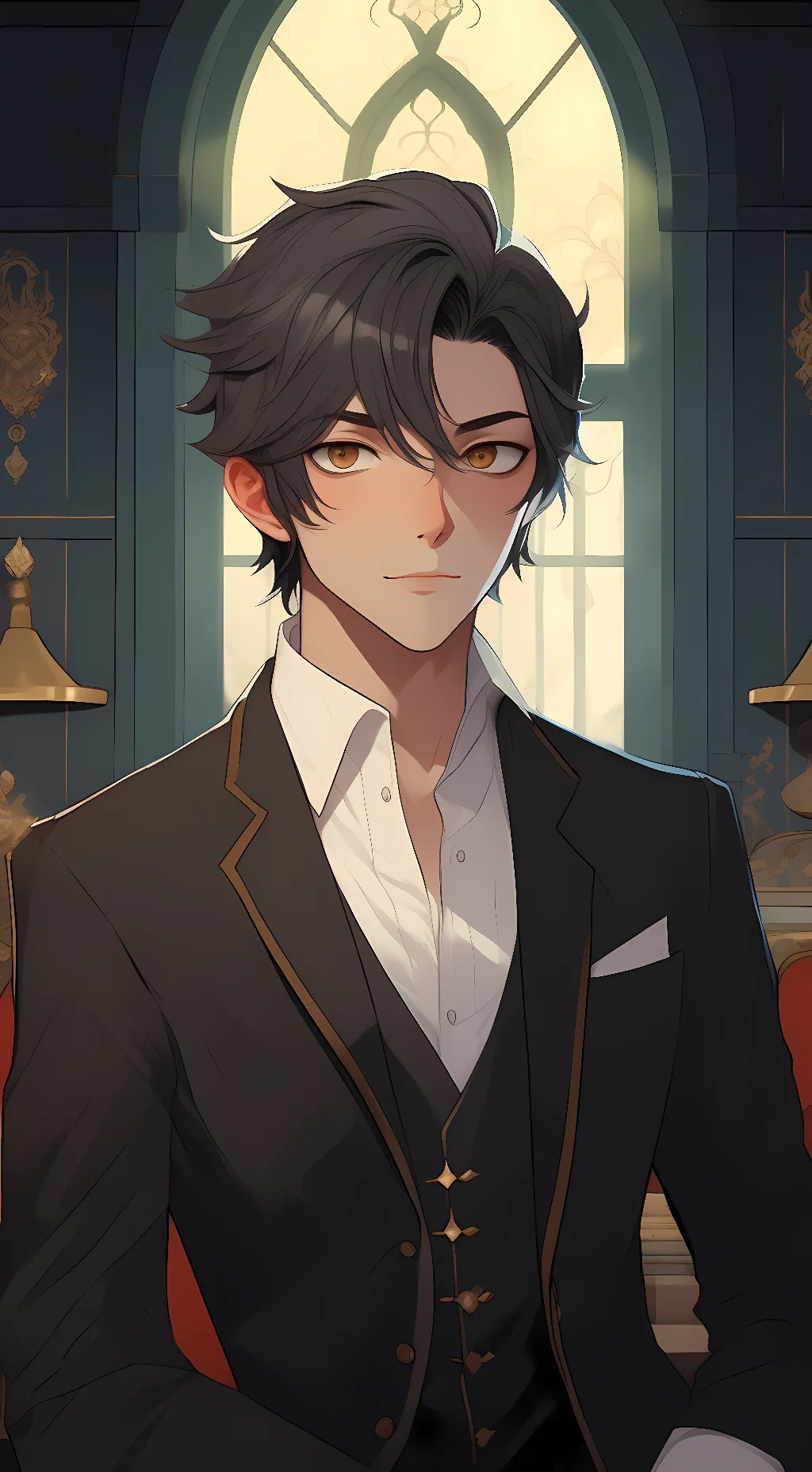 ai character: maxwell background