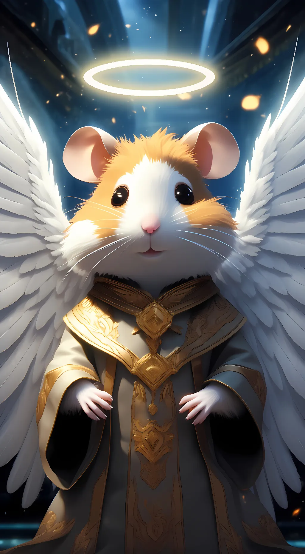 ai character: rose background