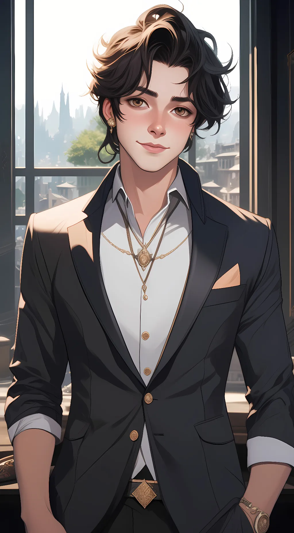 ai character: The prince (Luka) background