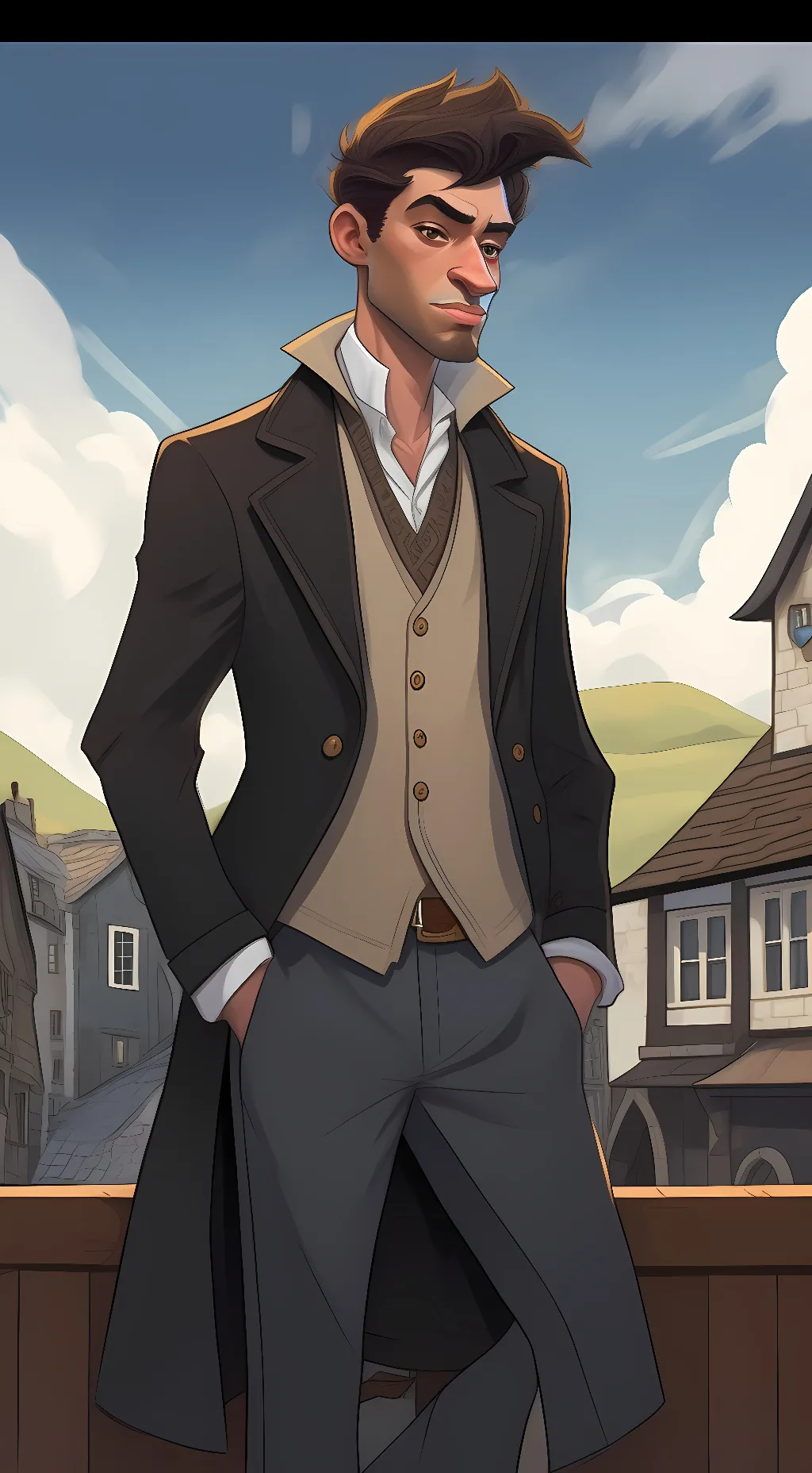 ai character: Quandale Dingle background