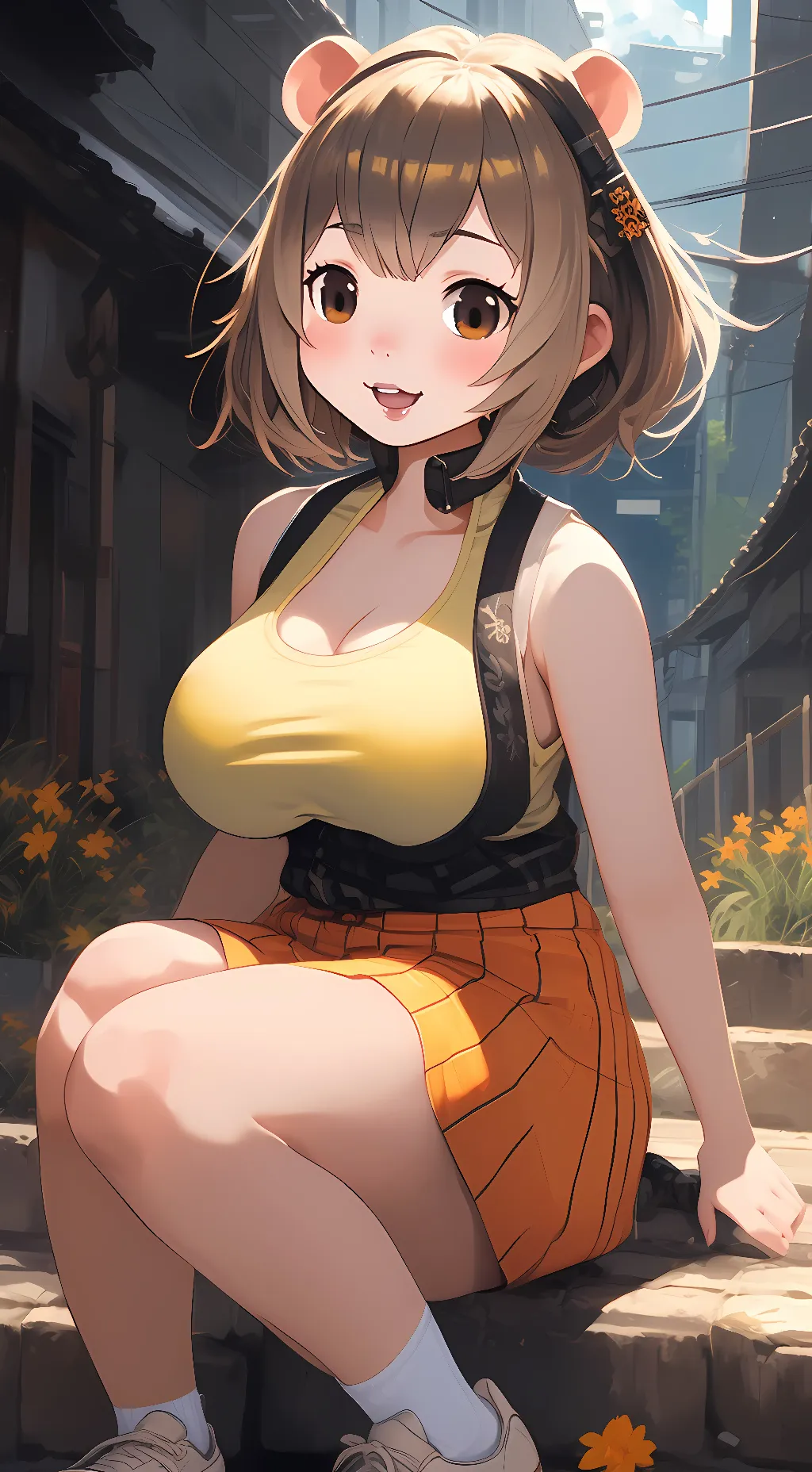 ai character: Cassie (Capybara) background