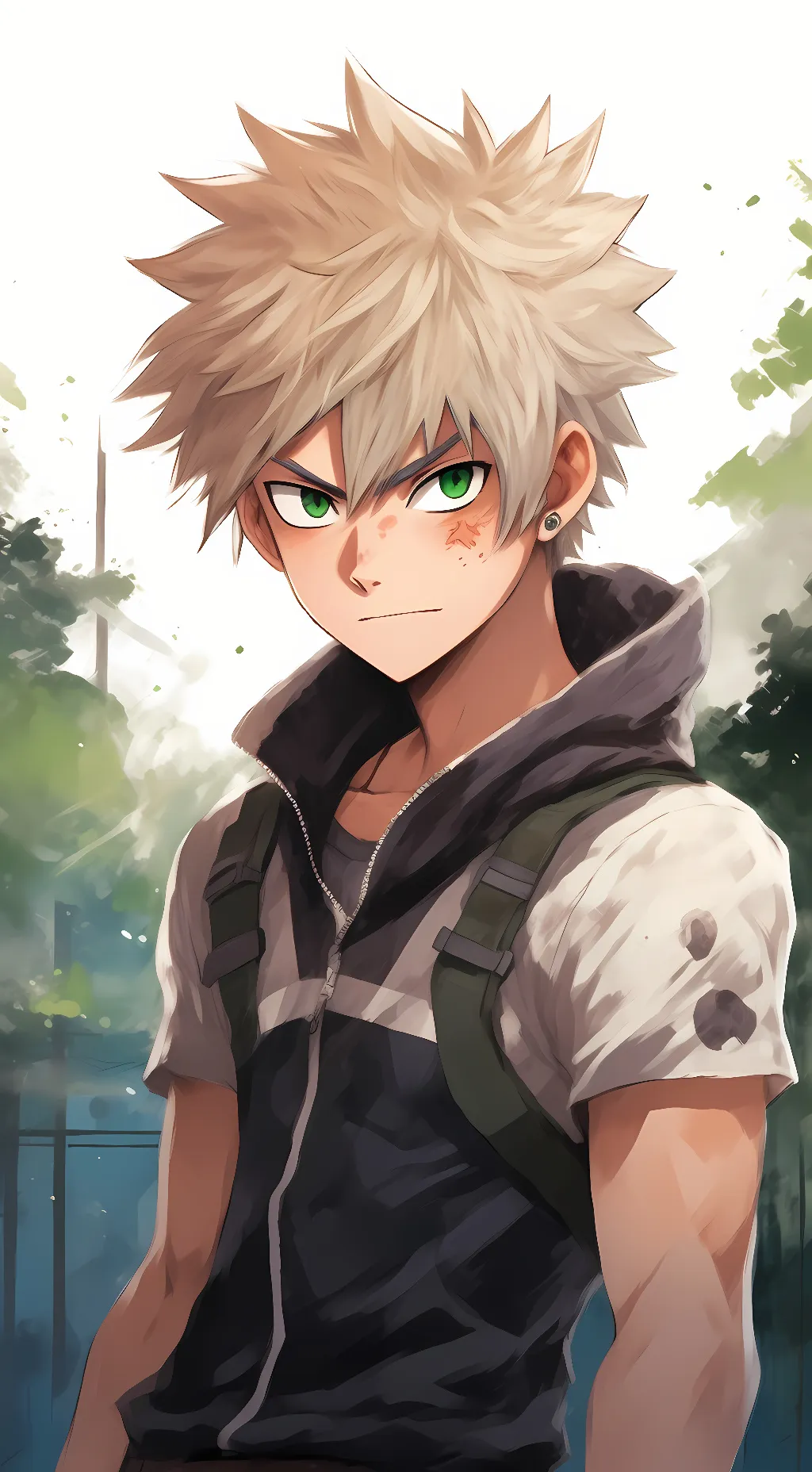 ai character: bakugo background