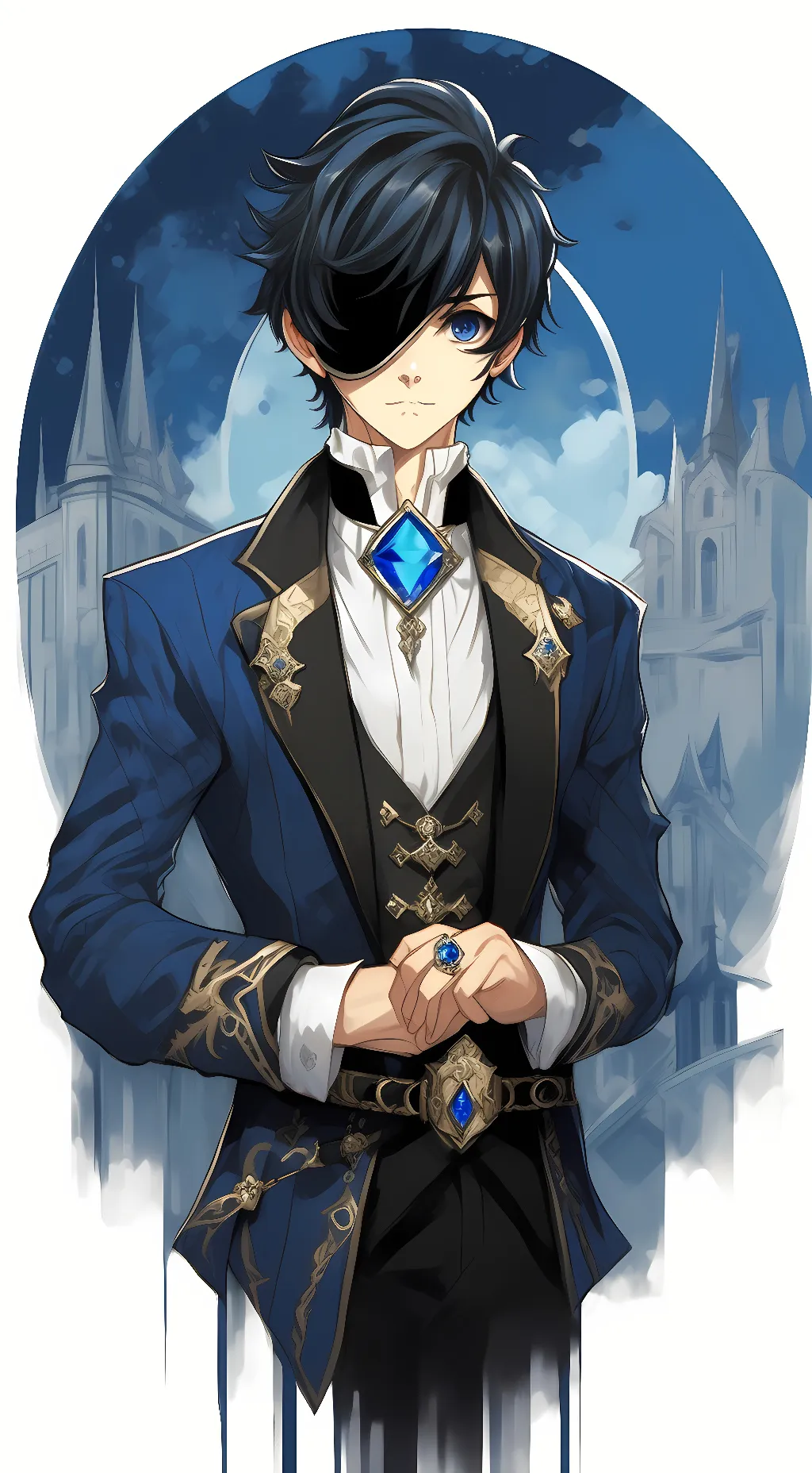 ai character: Ciel Phantomhive background