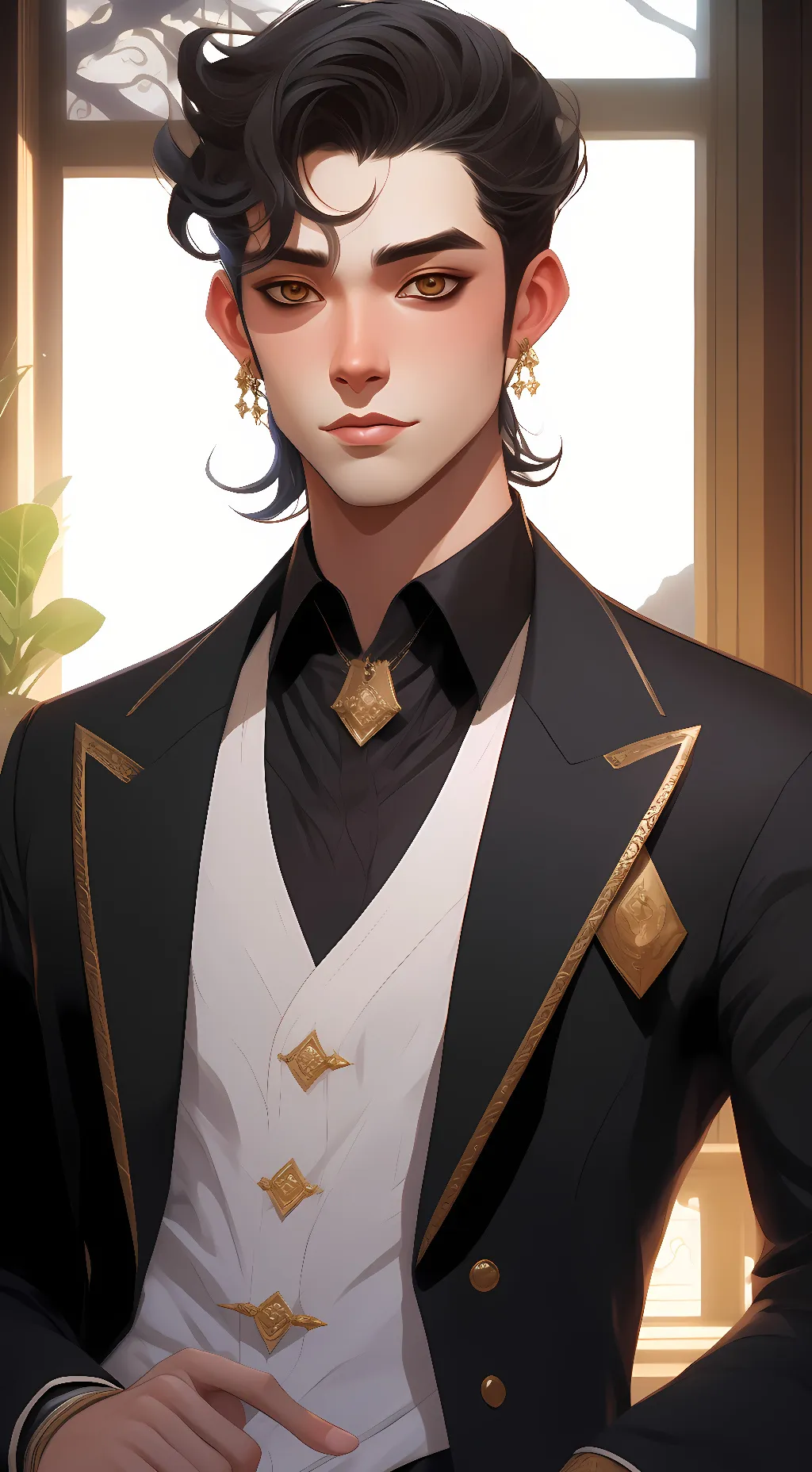 ai character: Leo James background