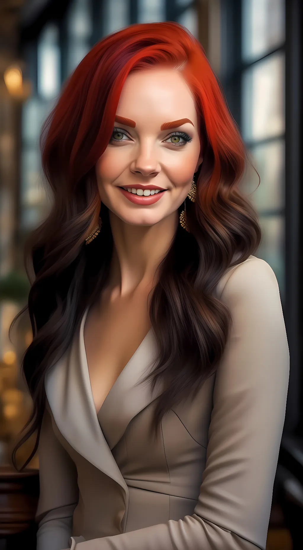 ai character: KAREN JEWELL  background