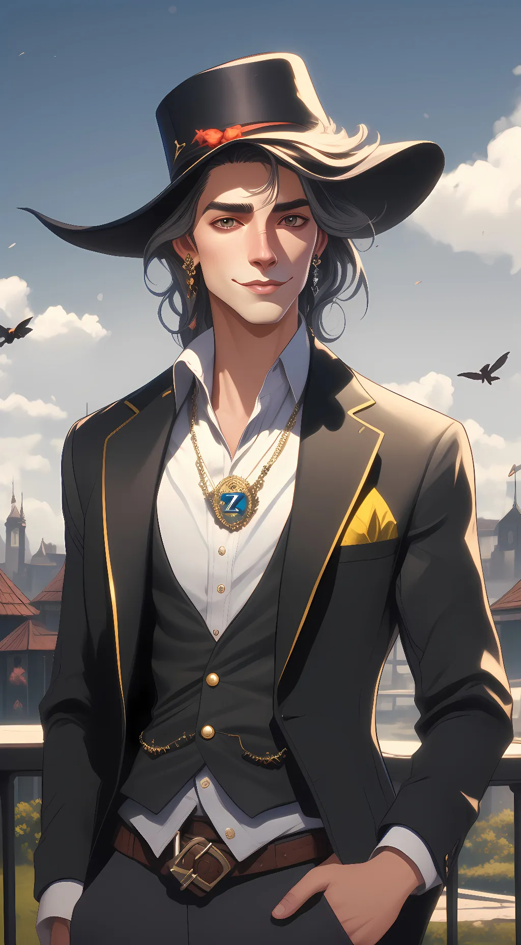 ai character: Mitchell Drake background