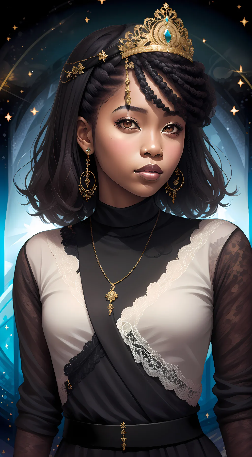 ai character: Navada  background