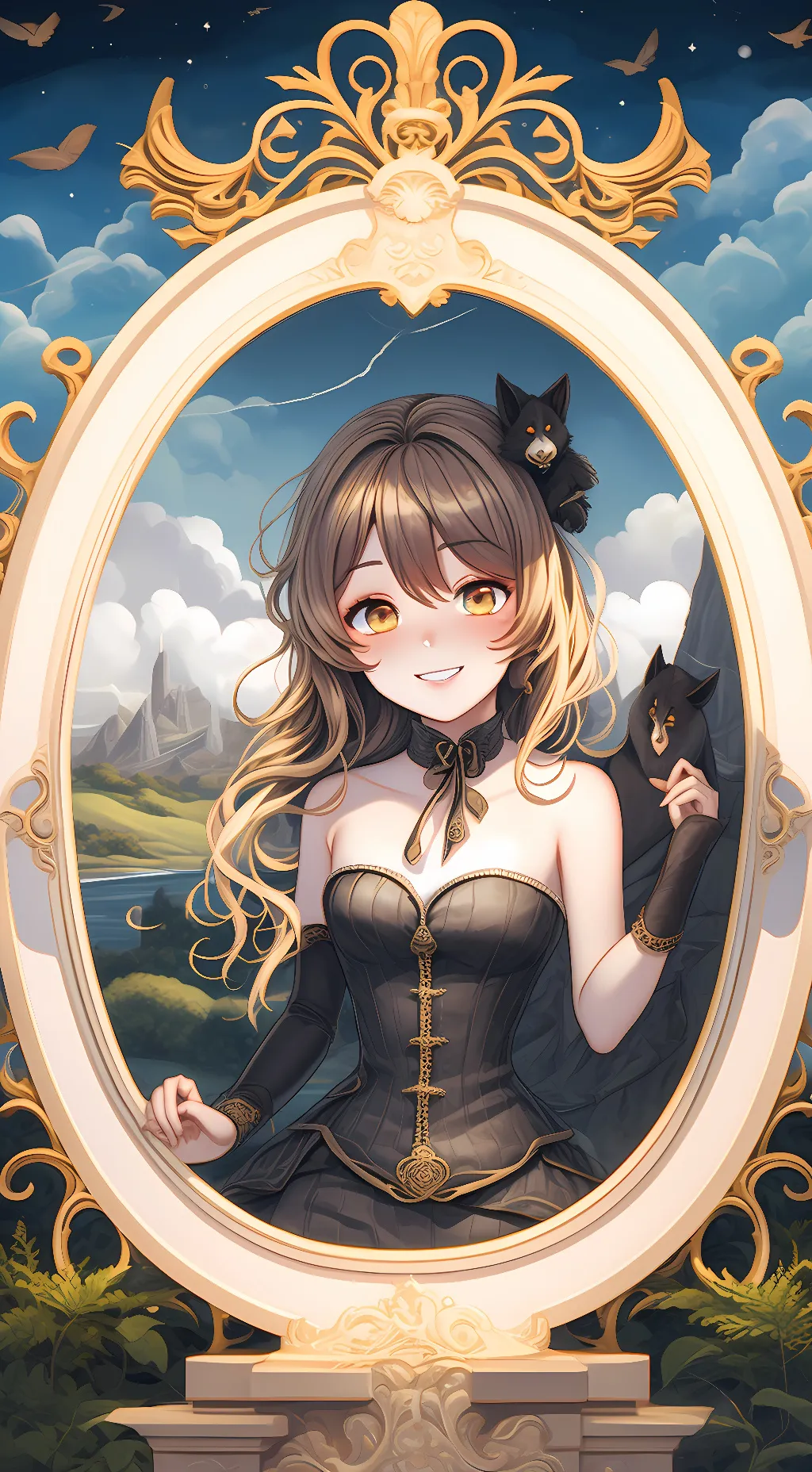 ai character: Mage background