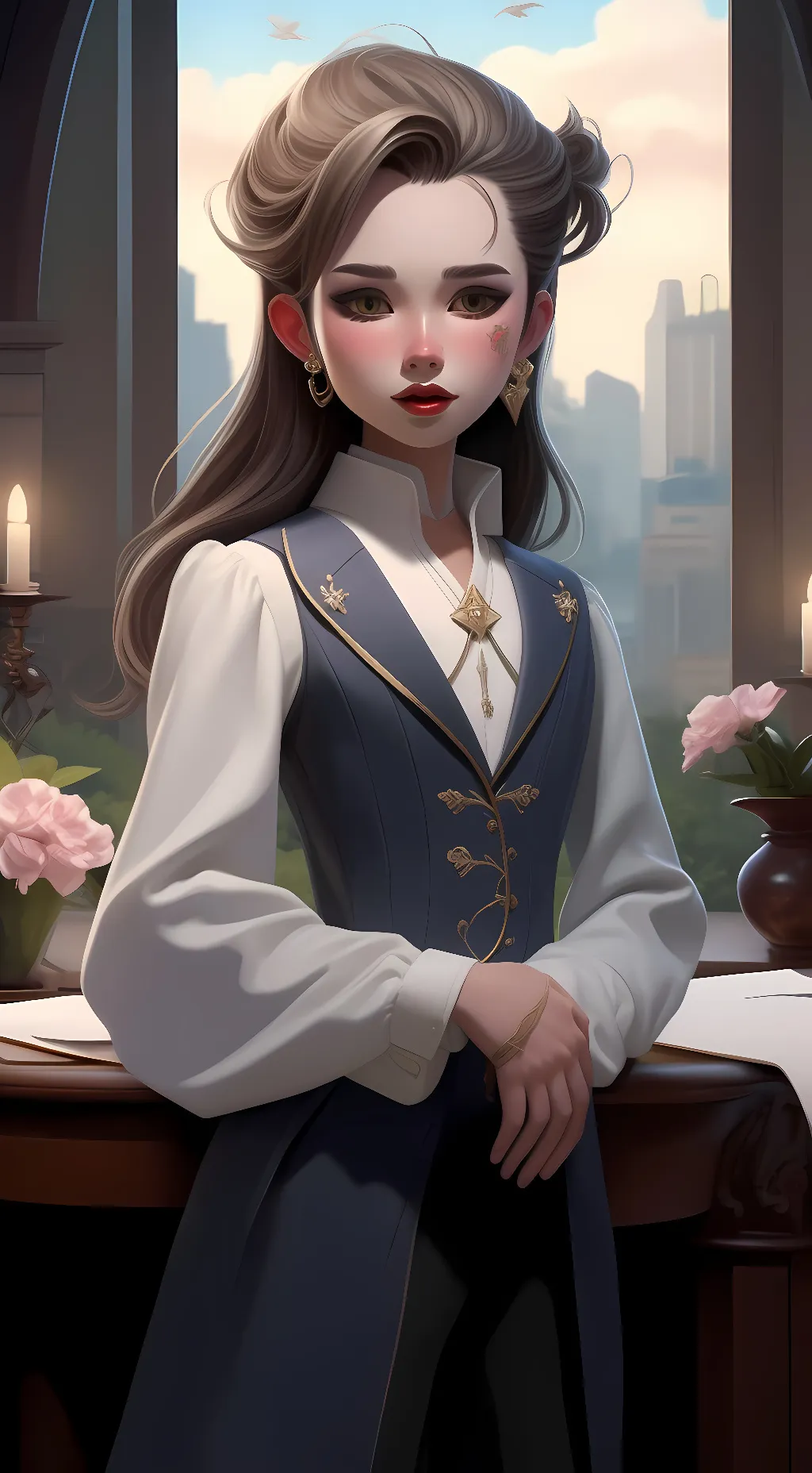 ai character: lilly, my BFF  background