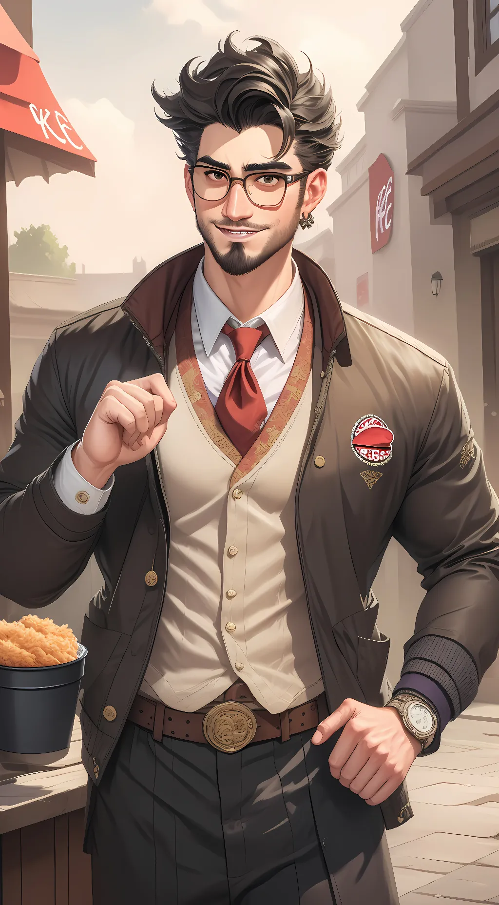 ai character: Nicholas Granger background