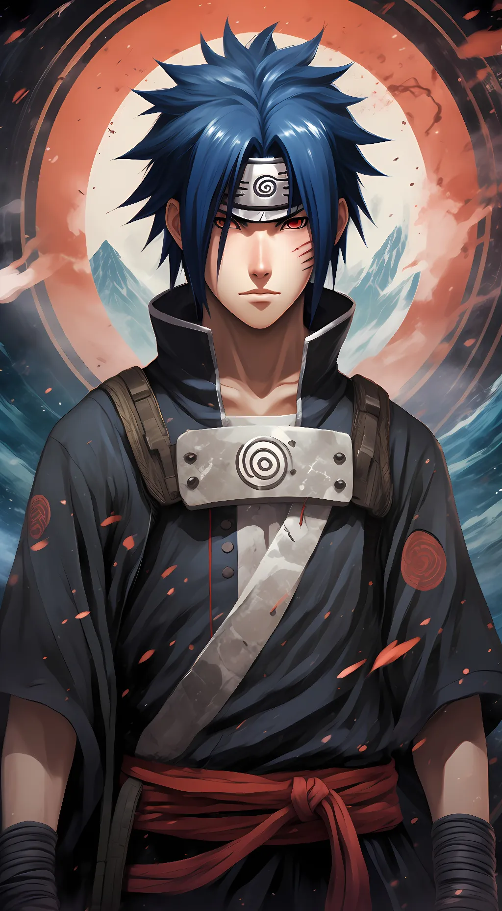 ai character: sasuke uchiha background