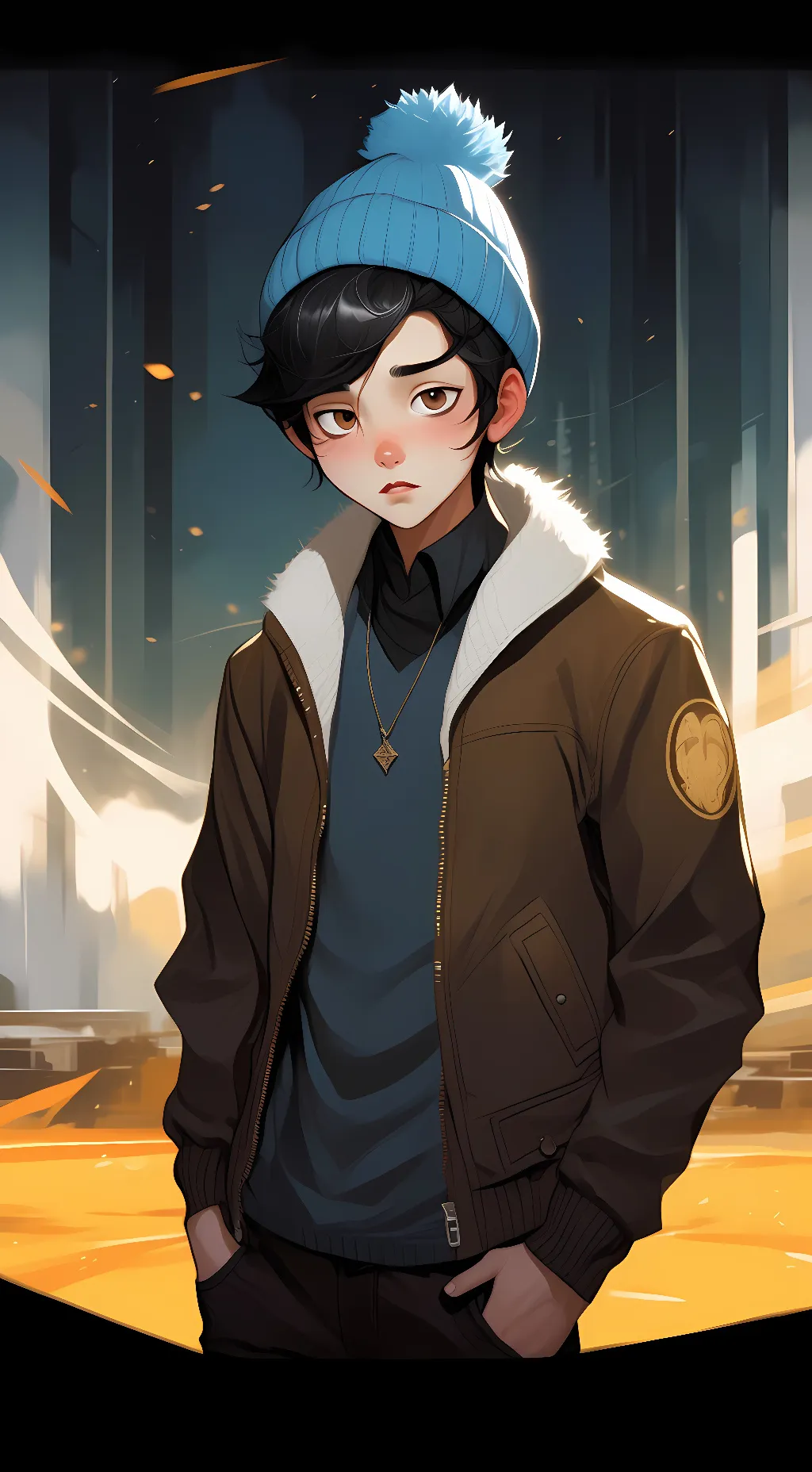 ai character: Stan  background