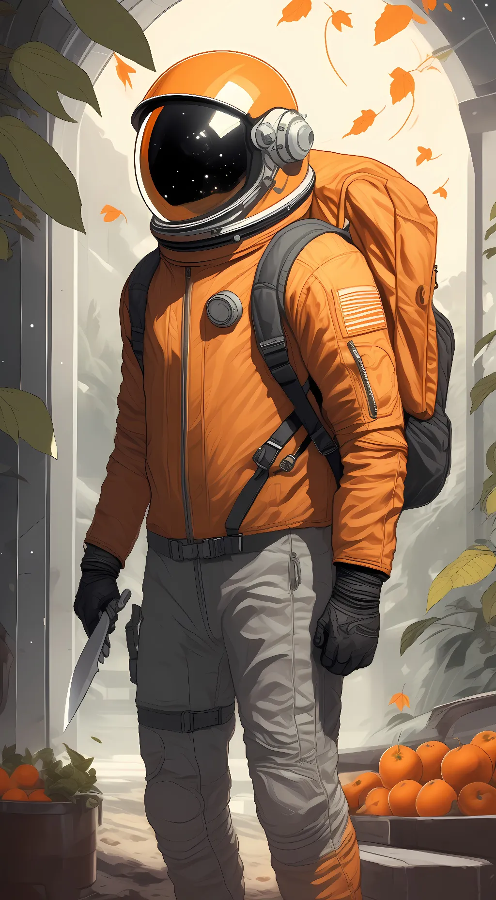 ai character: ~• Orange •~ background