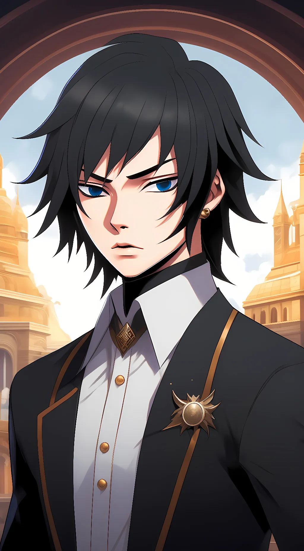 ai character: Giyu Tomioka  background