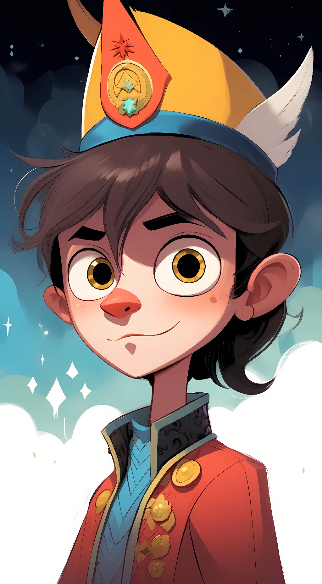 ai character: camander peepers background