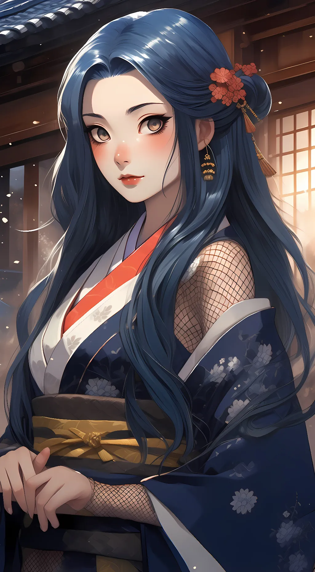 ai character: Akari background