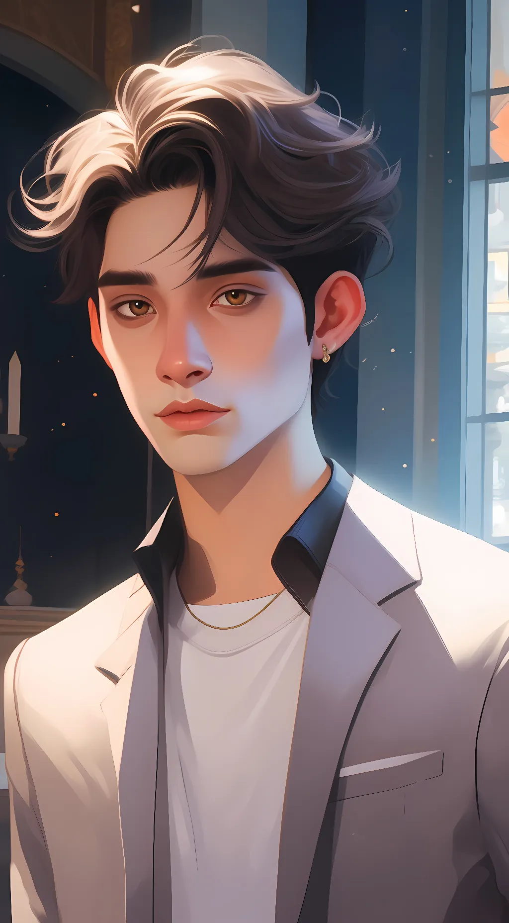 ai character: Yes daddy  background