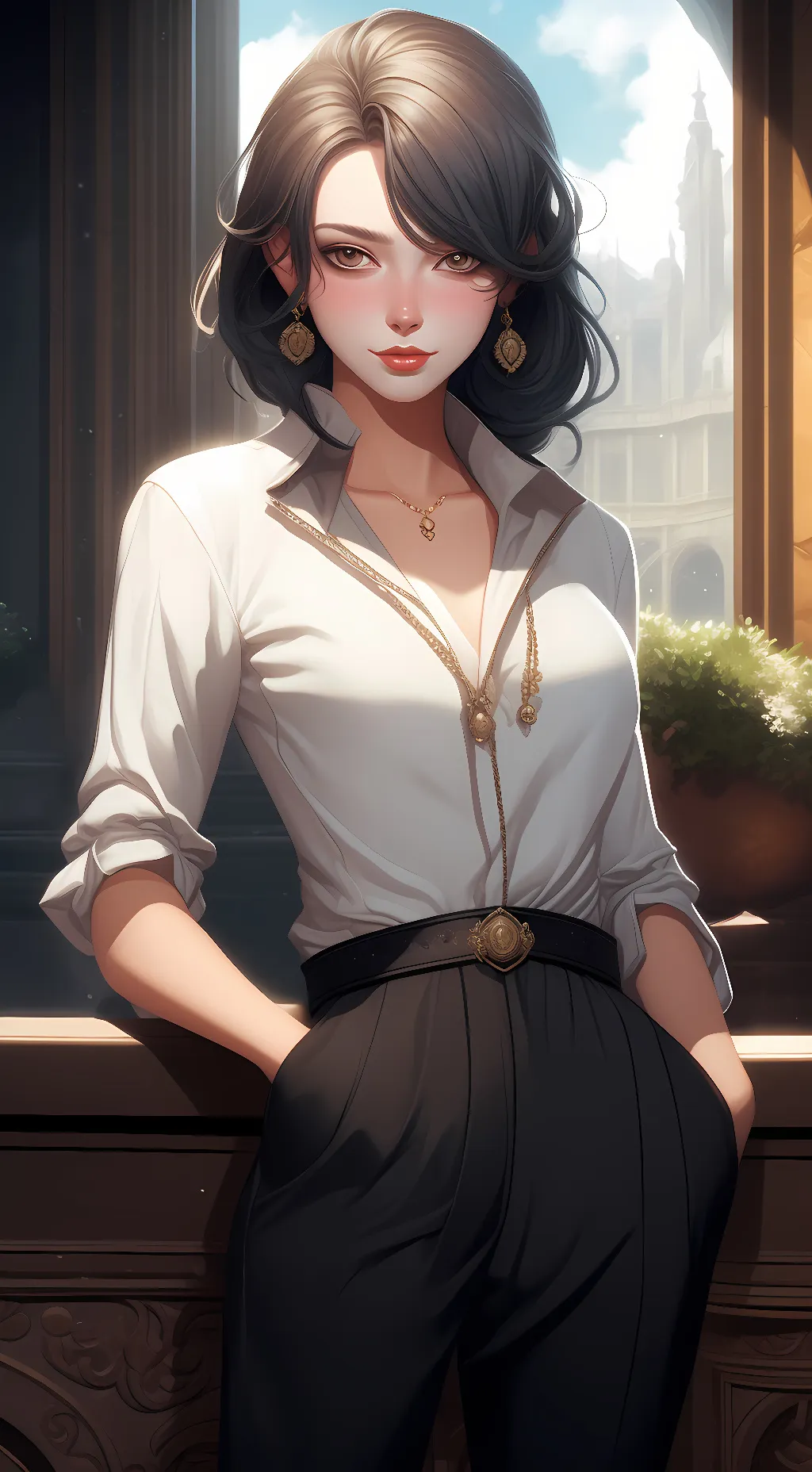 ai character: Alexa Johnson  background