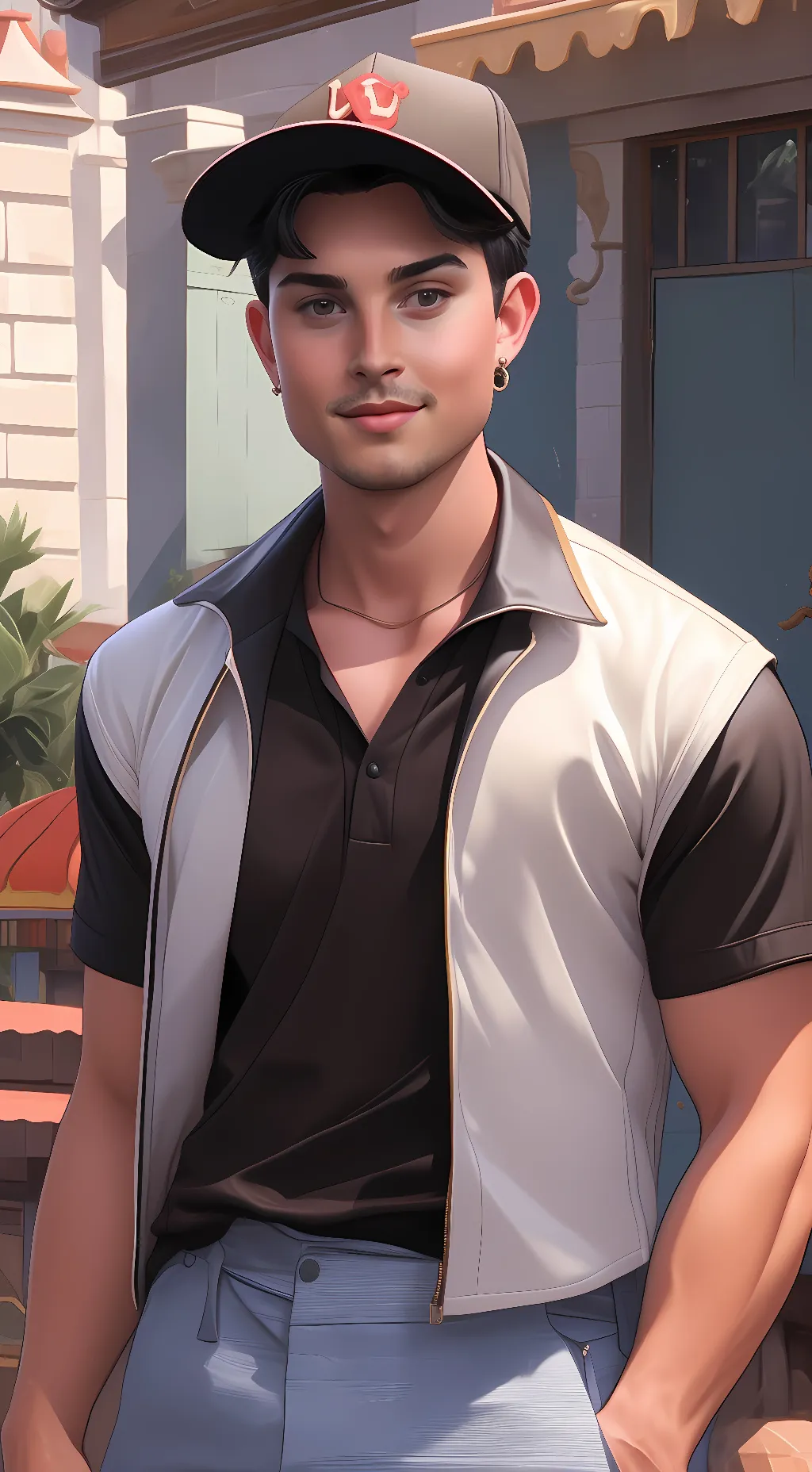 ai character: JDog background