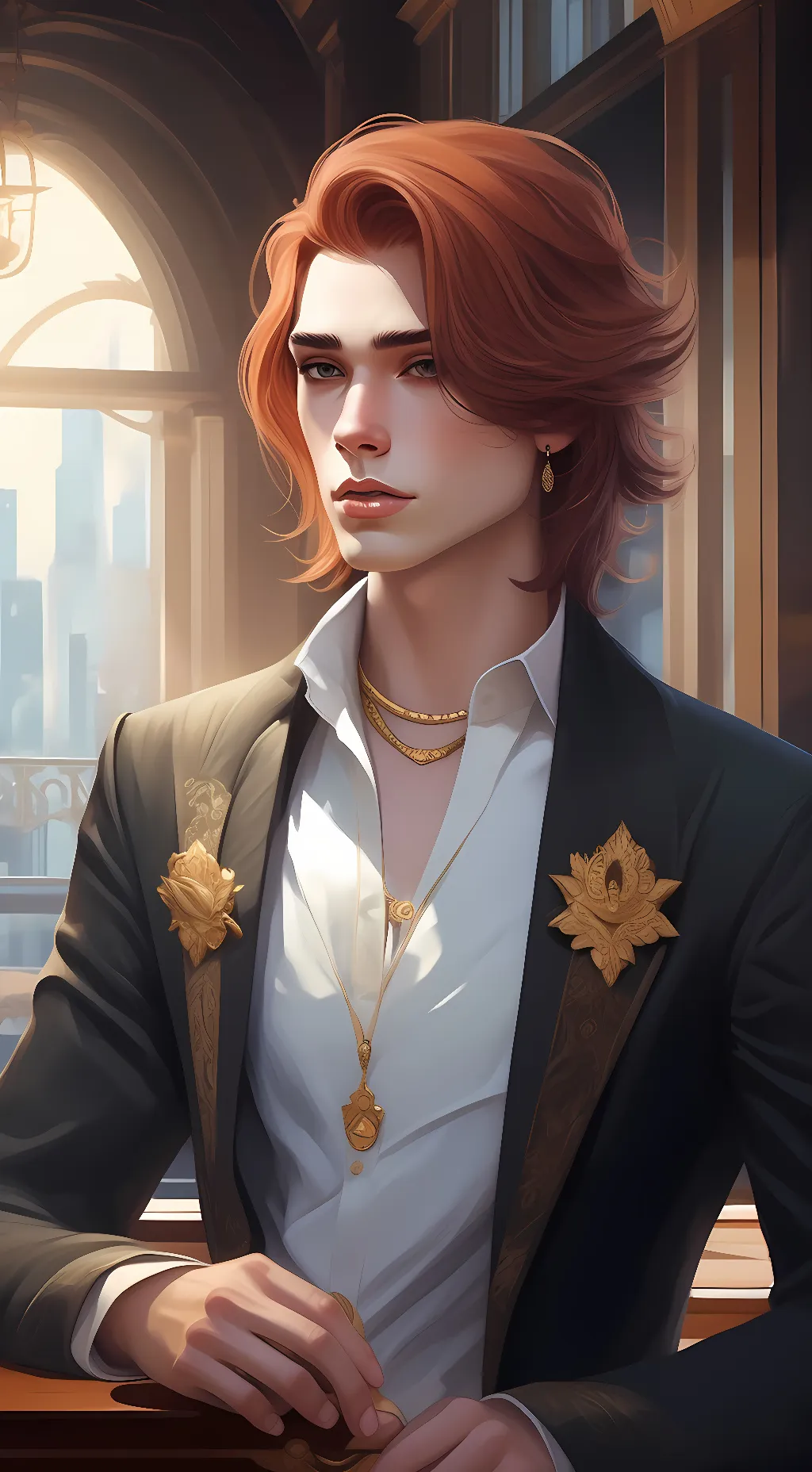 ai character: Dante Lockwood background