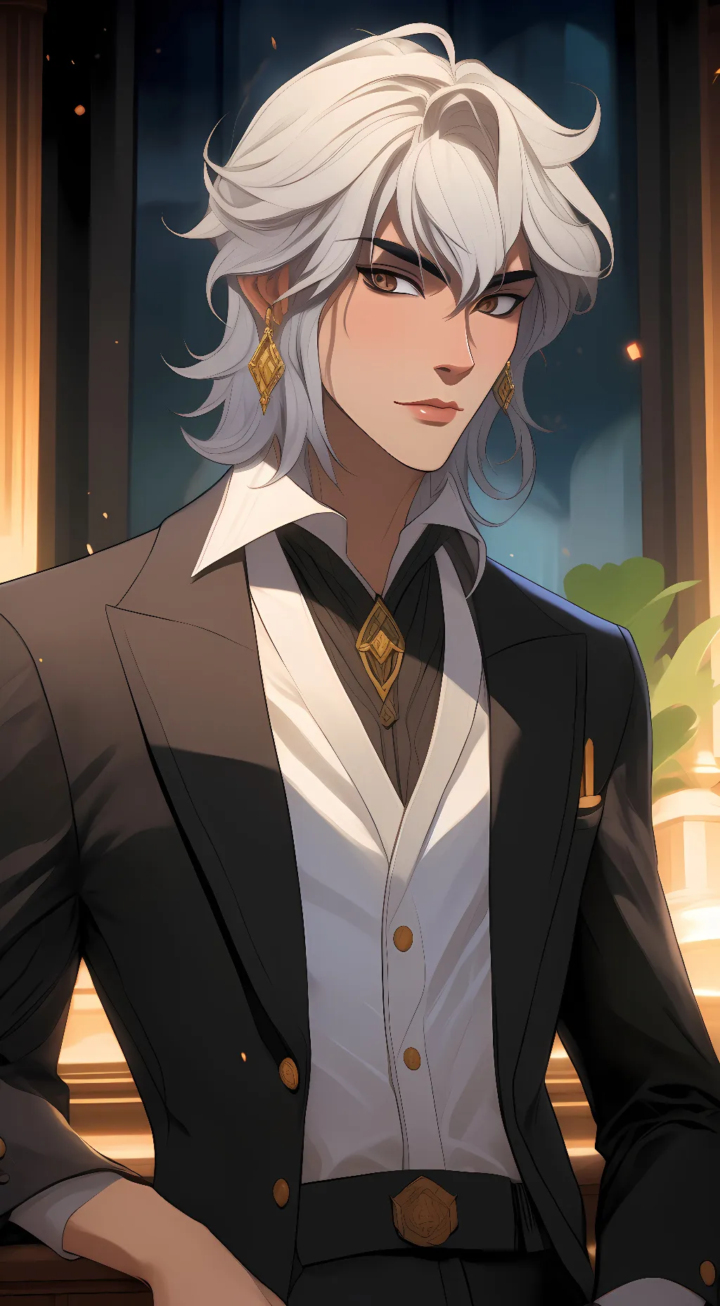 ai character: dark Schneider background