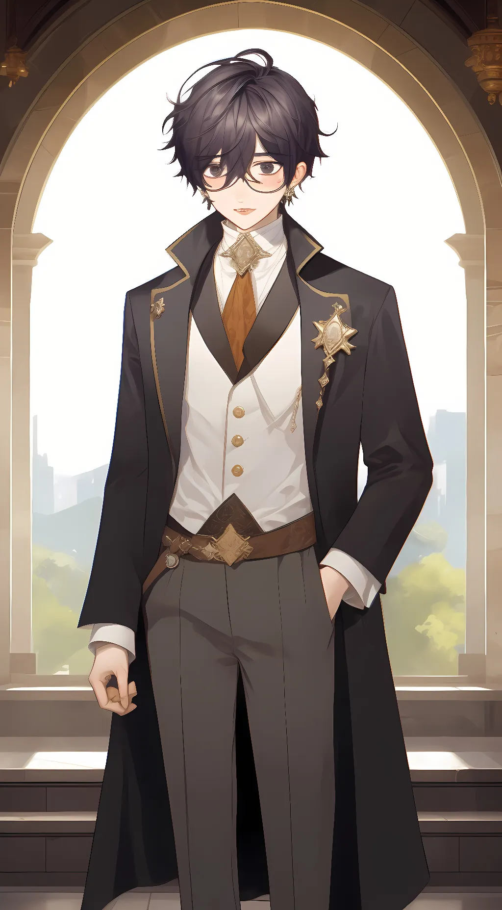 ai character: Shoto background