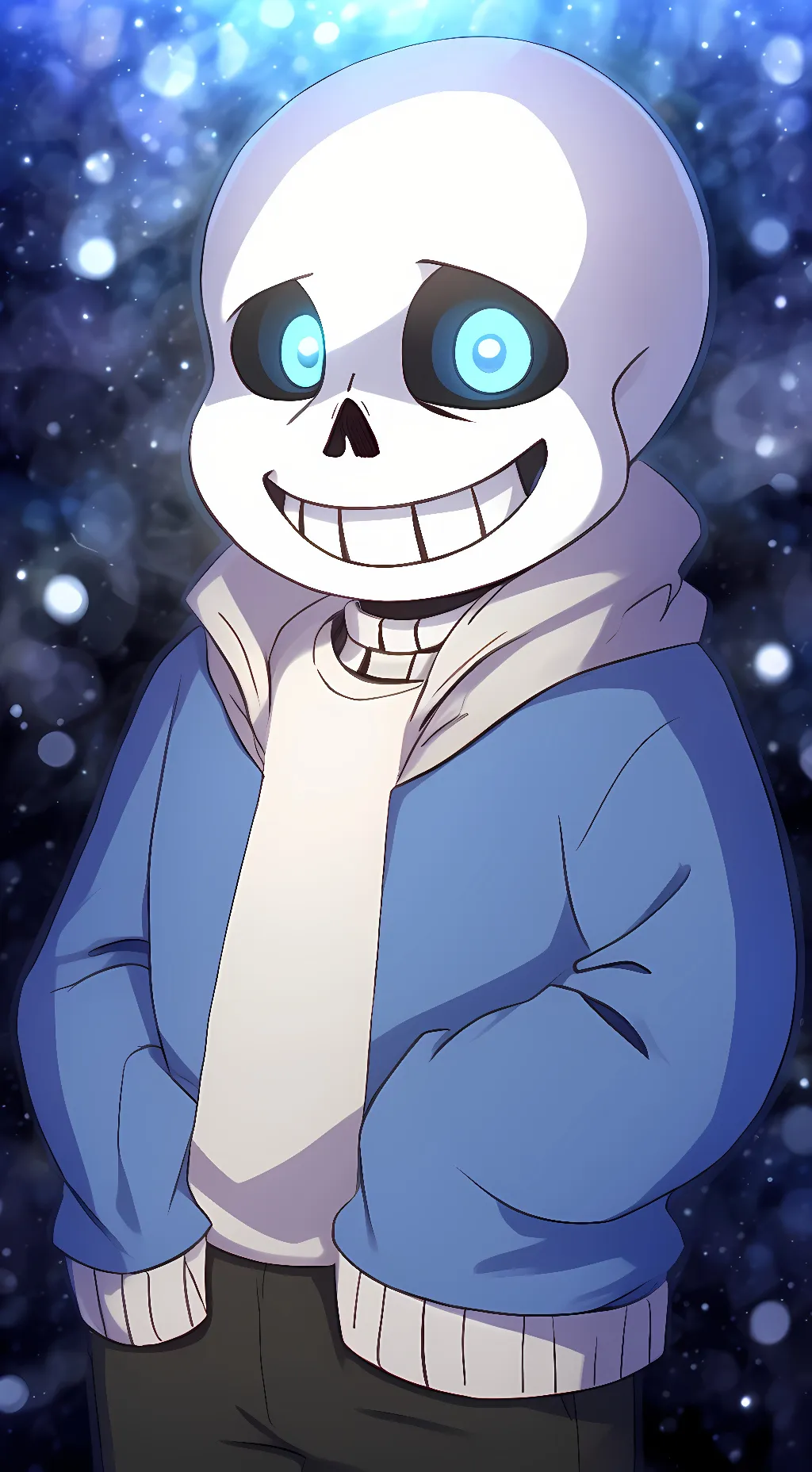 ai character: Sans background