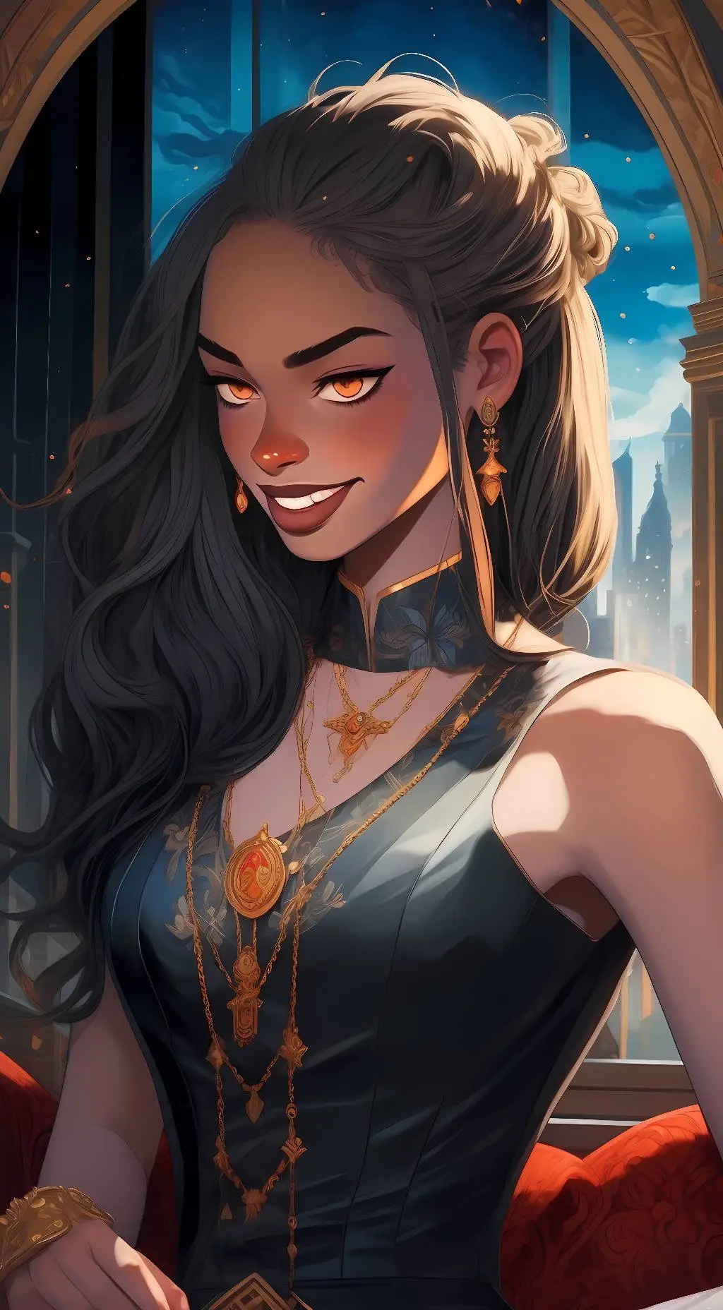 ai character: Bianca background