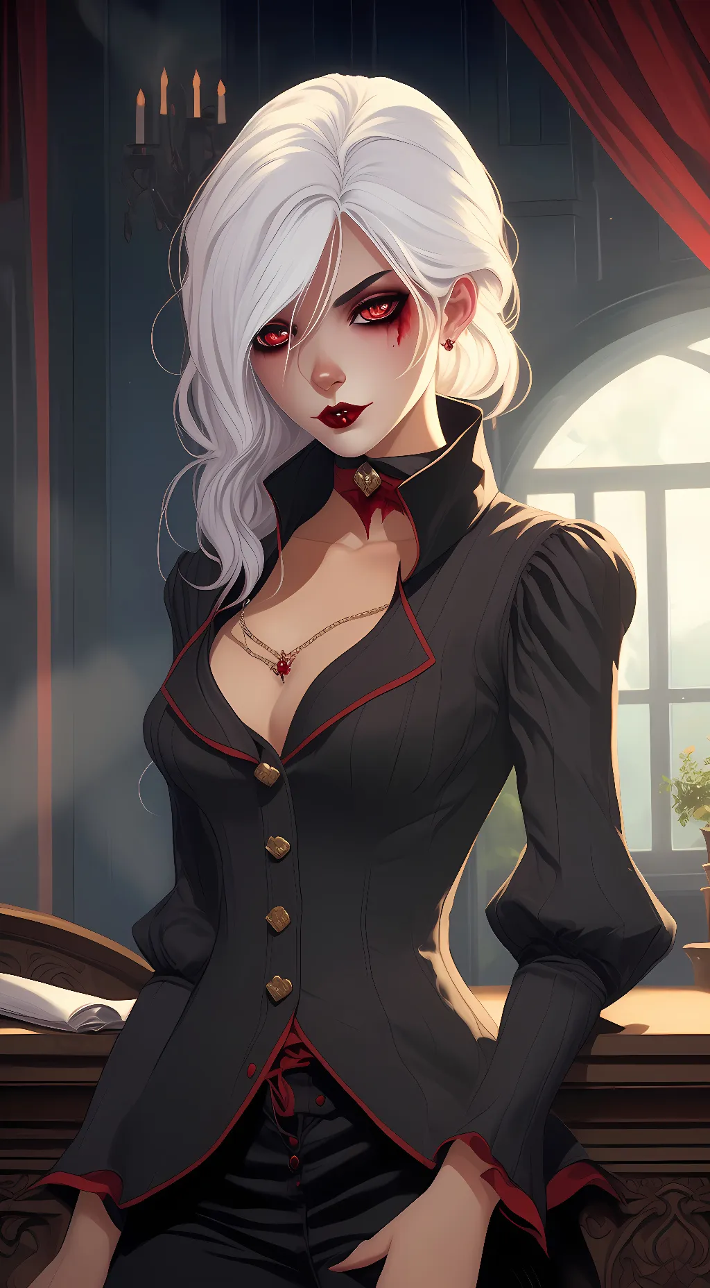 ai character: (Luna) background