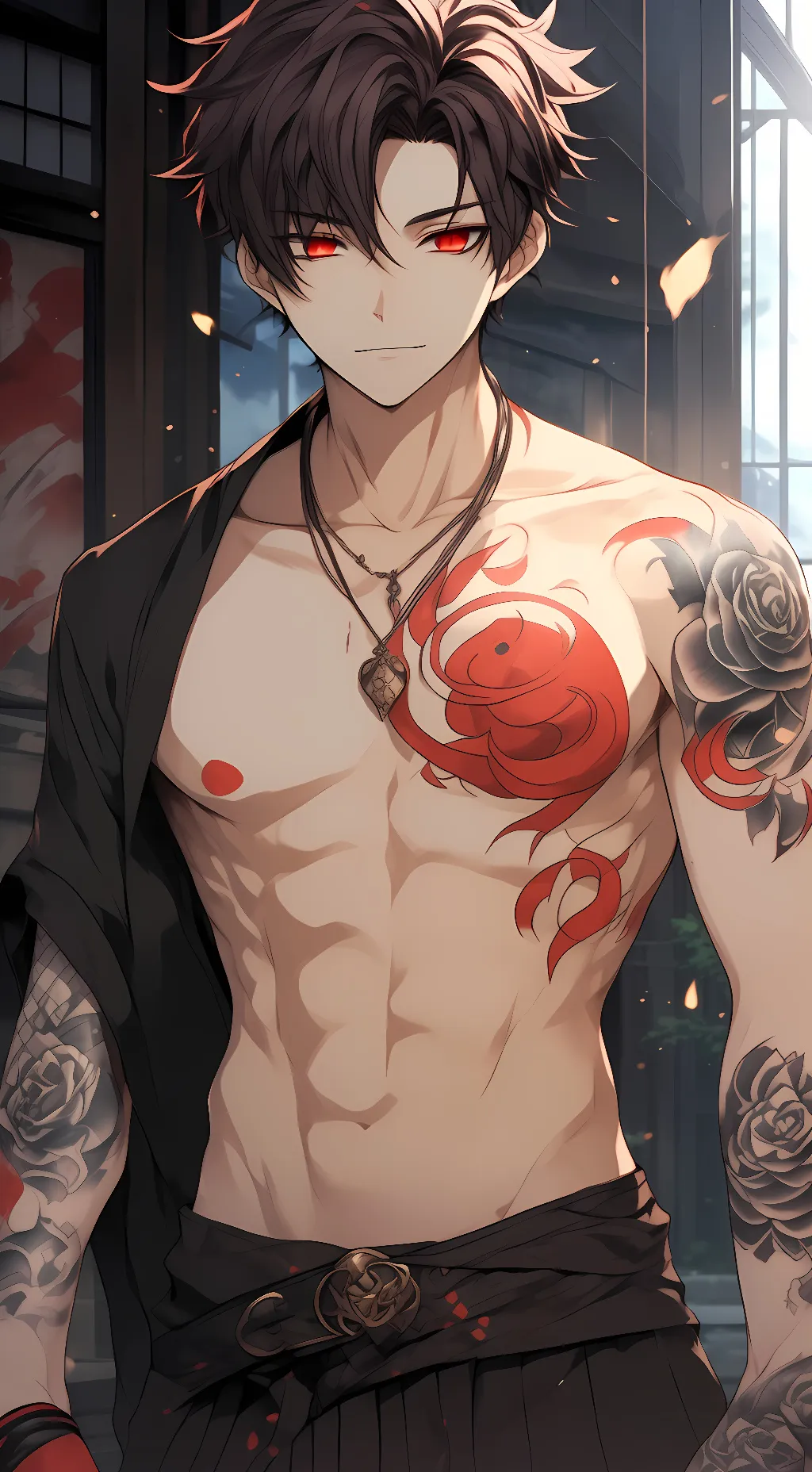 ai character: Akuro~ background