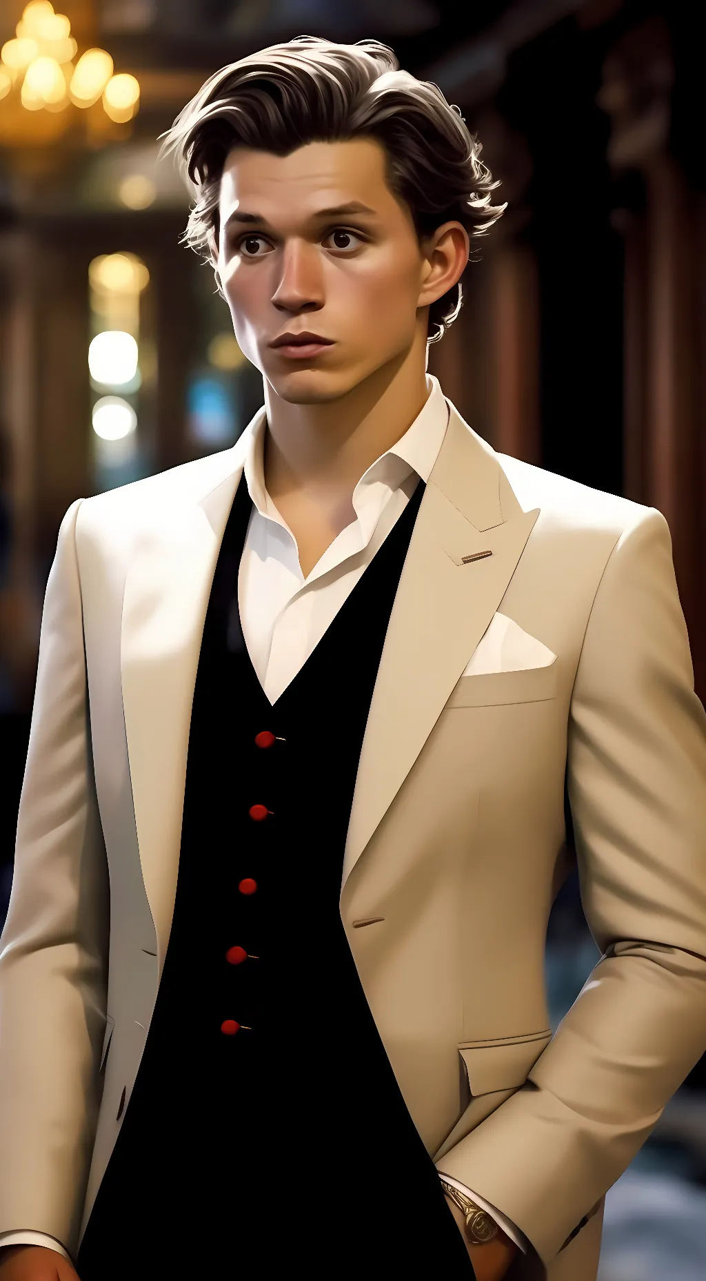 ai character: Peter Parker background